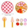 Simulation Dramatic Food Pizza Toys Interactive Cookie Play Food Set  Play Food Set