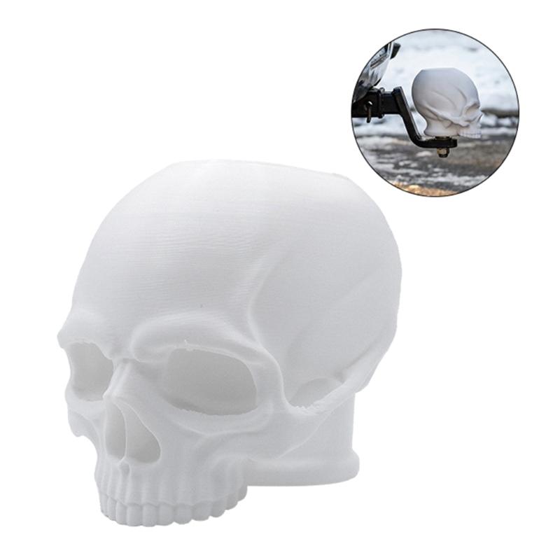 Skull Head Cover 50mm Universal Rubber Ball Cover Trailer Hitch Ball Cap for Trailer Caravans Truck Car