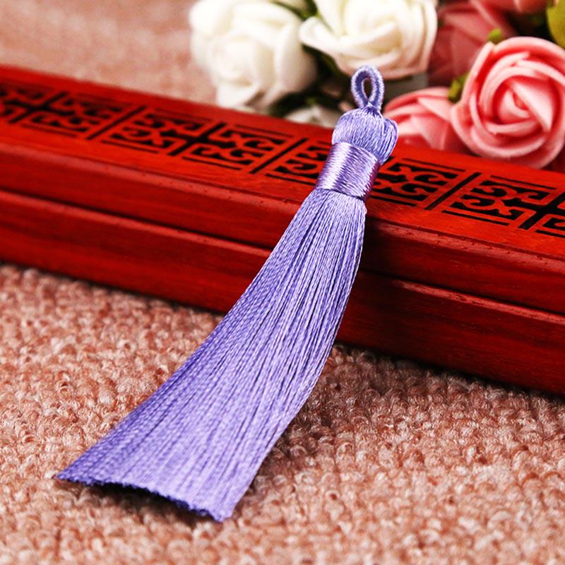 Creative Crafts 1PC/1Pair New Hot DIY 8cm Jewelry Accessories Bookmark High Quality 25 Colors Handmade Bohemia Long Silk Tassel for Earrings