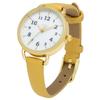 Fieldwork Women's Analog Watch with Leather Strap, Nickel-Free, Long-Lasting, Yellow, NF Fool, YM086-5