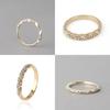 Twist Ring Shape Hand Jewelry Decorative Ornaments Gift Fashion Elegant Simple