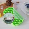 37 Cavity Honeycomb Ice Cube Trays Reusable Silicone Ice Cube Mold for Chilled Drinks Whiskey Cocktail  DIY Reusable Ice Maker