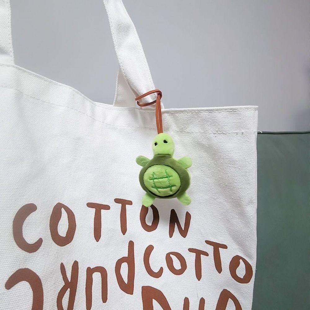 Plush Stuffed Turtle Plush Keychain Cartoon Turtle Brooch Lovely Bag Name Tag  Hanging Accessory