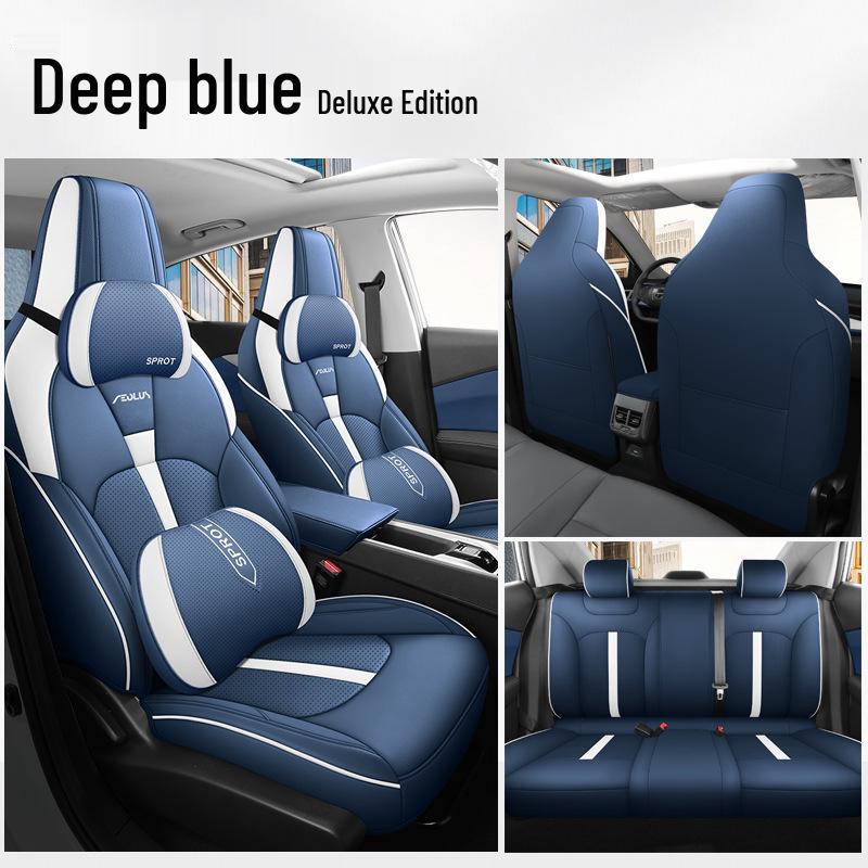 Four Seasons Leather Car Seat Cover for Dongfeng Yixuan - Fully Enclosed, New, Fits Five Seats