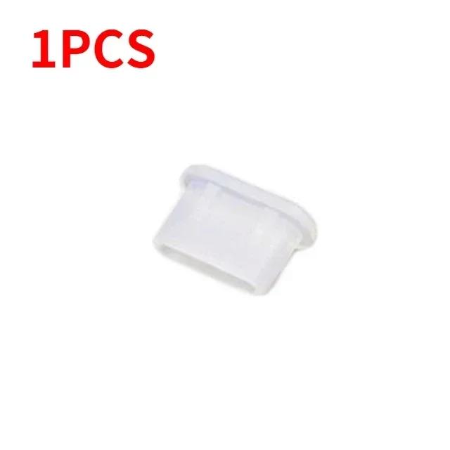 Пылезащитная заглушка Type-C Силиконовая заглушка для порта USB C Защита порта зарядки Совместима с большинством телефонов и ноутбуков с USB C Черная