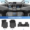 Для Тойота РАВ4 2019-2025 (Не подходит для гибрида) TPE 3D автомобильные коврики для пола, коврик для багажника/спинки, подставка для ног, левый руль