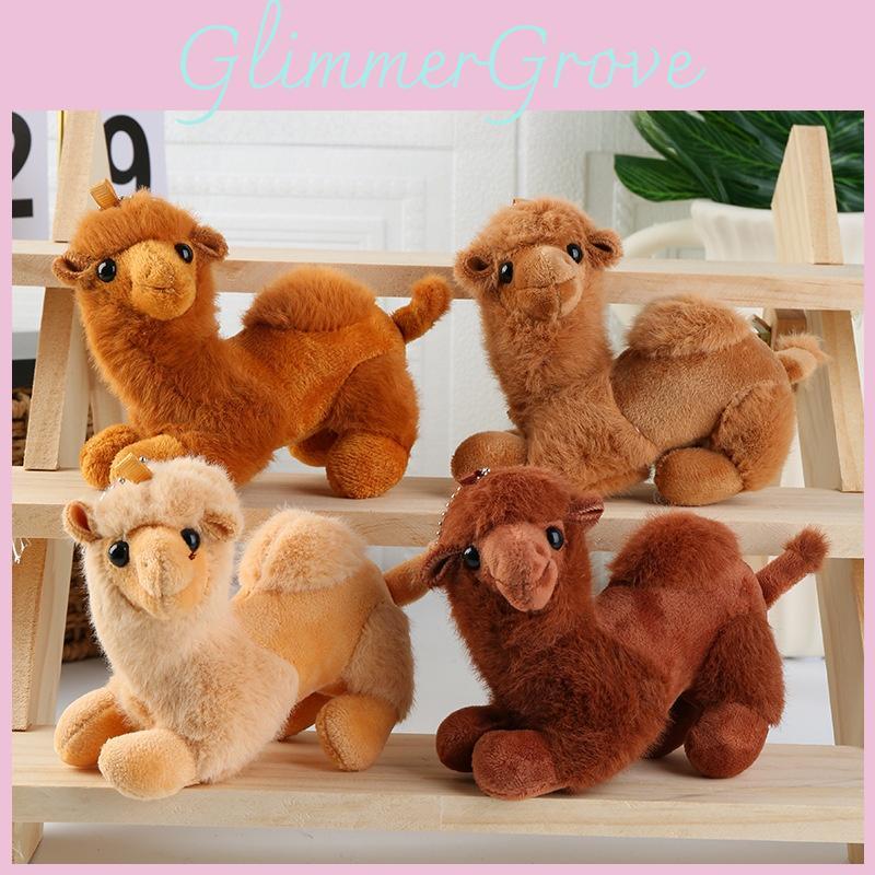 Cute Camel Plush Toy Animal Pendant With Soft Velvet For Backpack Accessories