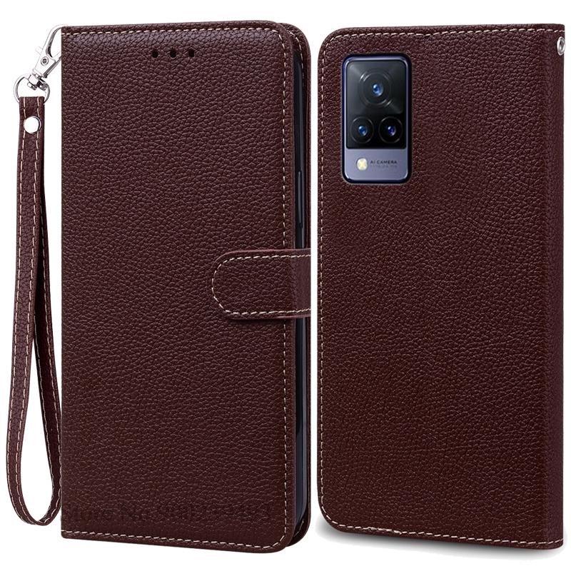 Для чехла Vivo V21 Vivo V21 5G Кошелек Флип Кожаный Чехол Для Vivo V2050 V2066 V2108 Vivo V 21 Задняя Крышка Для Корпуса Vivo V21 5G