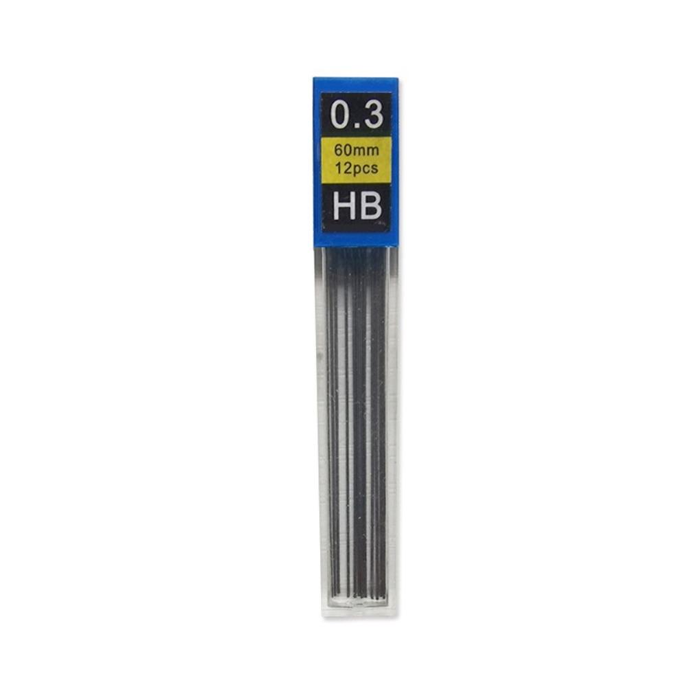 6 Boxes 0.3/0.5/0.7/0.9/1.3/2.0/3.0mm Mechanical Pencil Lead  Writing Accessories