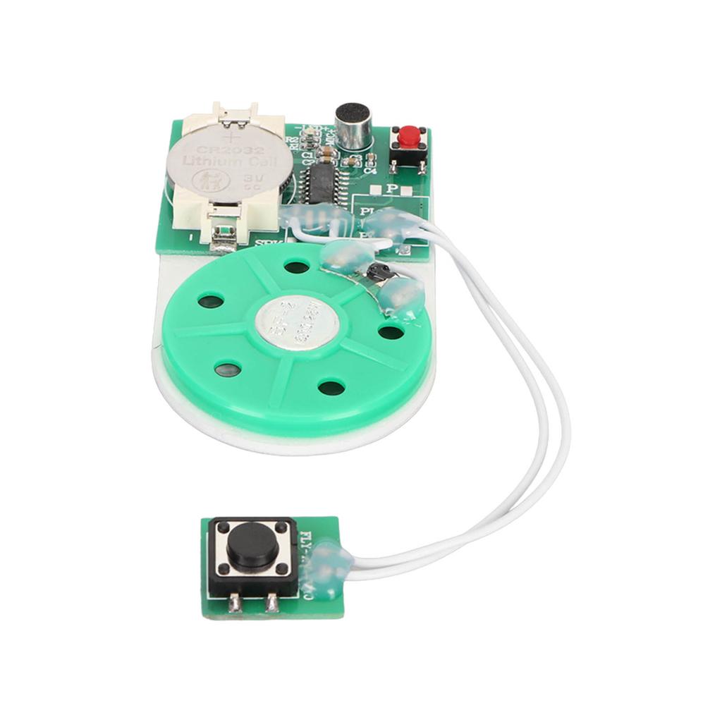 25 Second Recording Playback Module Key Recording Greeting Card Sound Recorder Board with Double Sided Tape