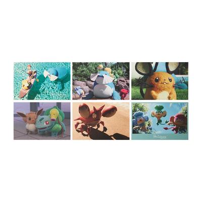 Набор открыток Pokemon Concierge из 6 штук, Морское побережье, Япония, НОВЫЙ