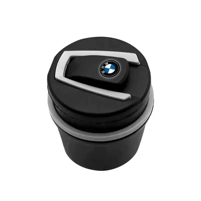 For BMW Portable Car LED Ashtray Universal Auto Ashtray Cigarette Ash Holders Cup For BMW X1 F48 Sport xDrive25i xDrive25e 2016-