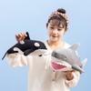 Cute Simulation Great White Shark Doll Plush Toy Aquarium Killer Whale Shark Doll Boy Soothing Rag Doll