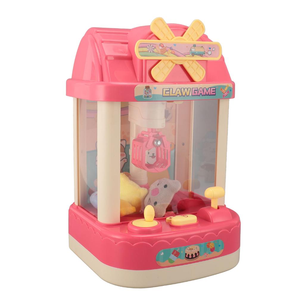Миниатюрная машина для захвата кукол 6 кукол ветряная мельница типа электрическая игрушка для захвата кукол для детей розовый