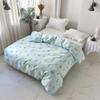 1 шт. Красочный пододеяльник с цветочным принтом, мягкий дышащий пододеяльник из чистого хлопка для девочек, женщин, шикарное цветочное постельное белье размера queen