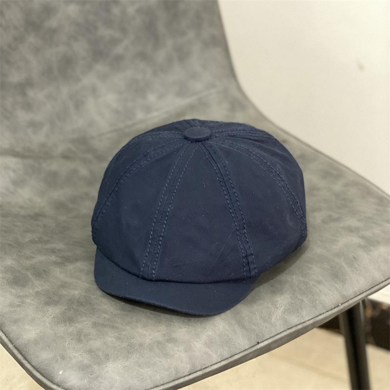 JYL TS DIY Стильная беретка для женщин, весенняя, корейская, однотонная, шляпа художника, хлопок