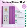 Password Book With Alphabetical Tabs - Internet Address & Password Keeper Logbook For Password Organization Notepad Notebook