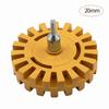 4 Inch Pneumatic Rubber Remover Wheel Car Decal and Sticker Removal Eraser Decal Removal Scraper Tools