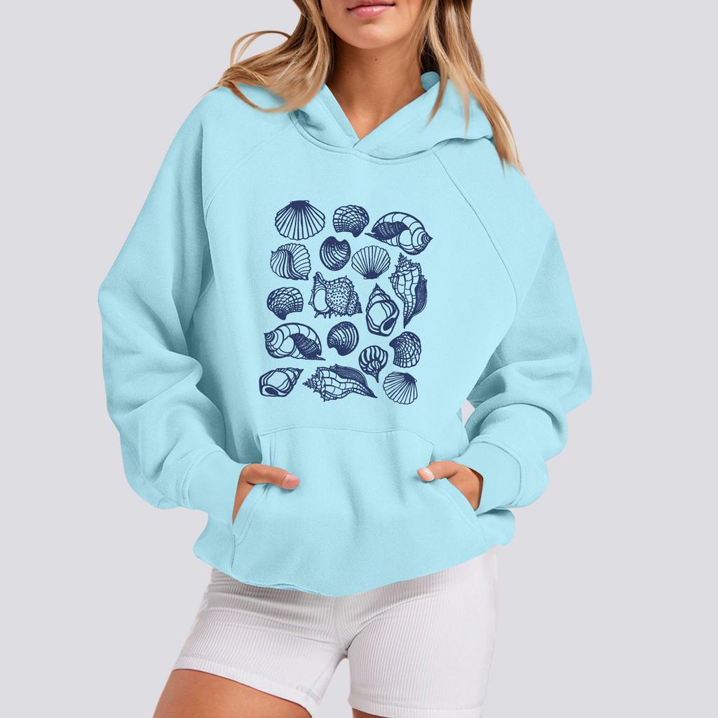 Толстовки для девочек-подростков с длинным рукавом и принтом букв, повседневные графические толстовки с капюшоном, пуловер с завязками, симпатичная толстовка большого размера