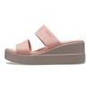 Crocs Женские легкие сандалии Brooklyn бледно-розовые 206219-6RL