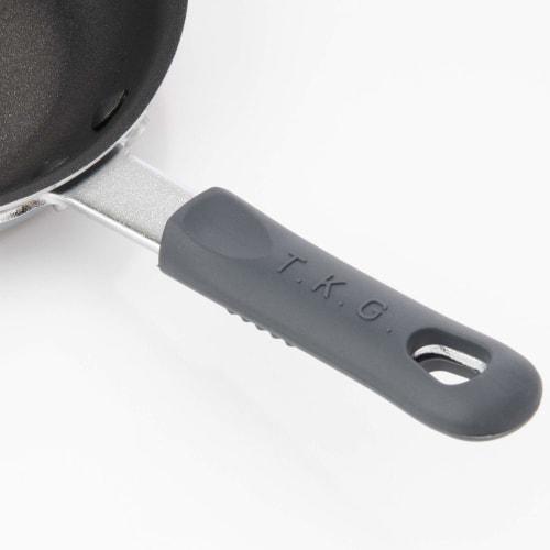 Endo Shoji TKG Frying Pan, 24cm, Thick and Durable, Gas-Stove Only, Non-Stick Teflon Coating, Inner Diameter x Depth (mm) 218 ??x 47, Weight (kg) 0.53