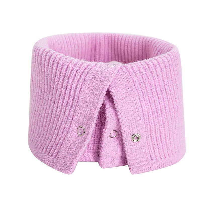 New Winter Knitted Warm Ring Scarf for Women Fashion Lady Neck Snood Unisex Wraps Scarves Neckerchief Female Stretch Bufanda