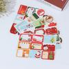 108 шт./12 листов Рождественские наклейки Упаковочные пломбы Этикетки для выпечки Подарочный декор