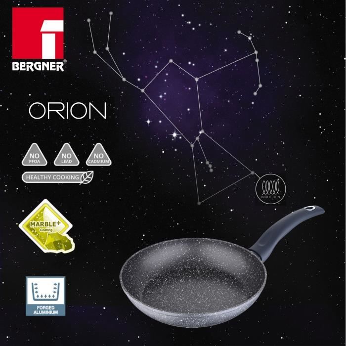 Casserole - Bergner - Orion - Gris - Aluminium - Anti-adhésif - Tous Feux