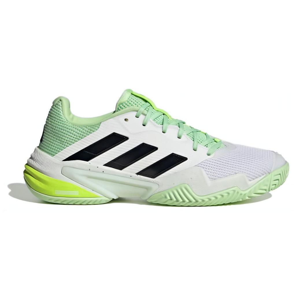 adidas Мужские кроссовки Barricade 13 White Semi Green Spark Cloud-White Core-Black IG3114