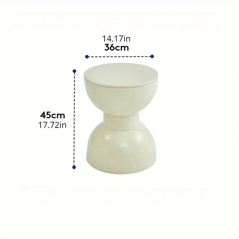 Креативная скамейка для переобувания - Дизайн в форме банта, Низкая скамейка-пуф для гостиной, дивана, прихожей