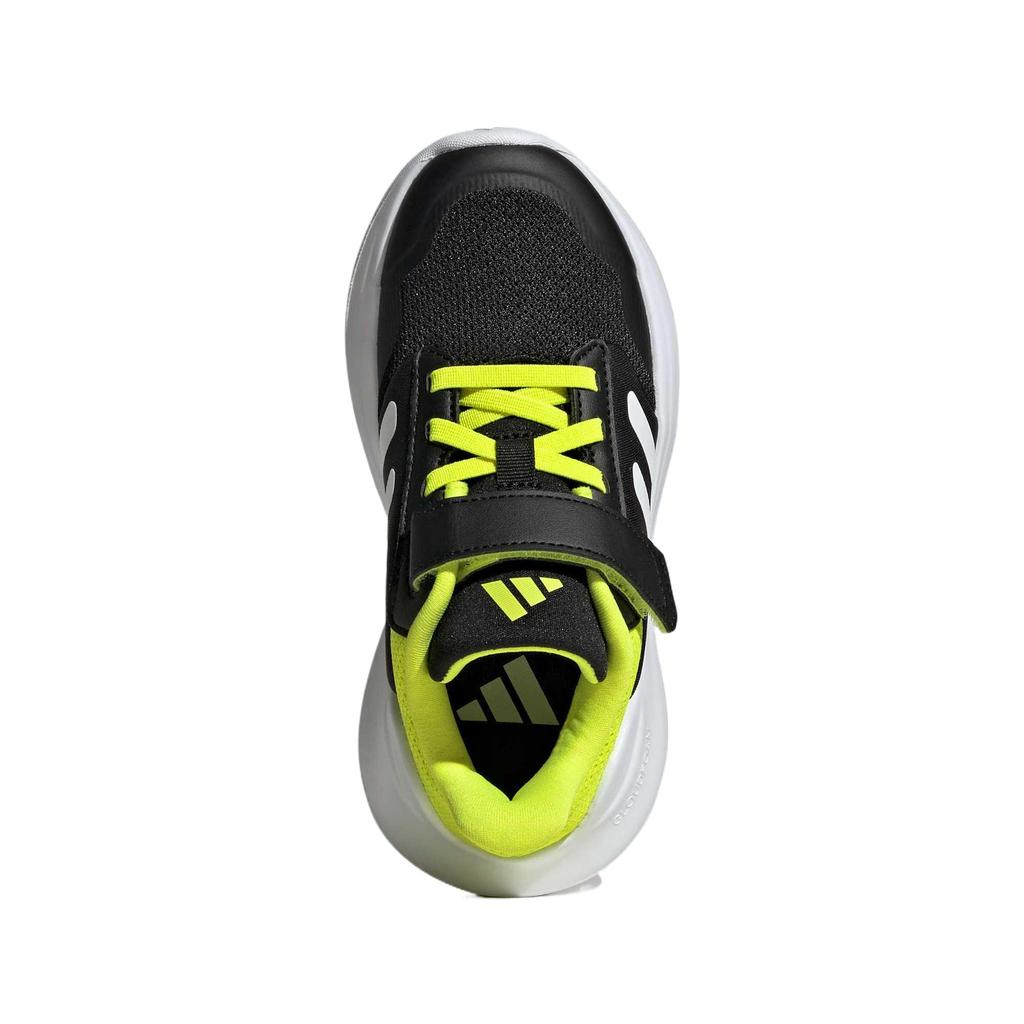 Adidas Tensaur Run 3.0 Удобные Прочные Детские Повседневные Кроссовки Детские Повседневные Кроссовки Черный Белый Ярко-желтый-флуоресцентный IH1051