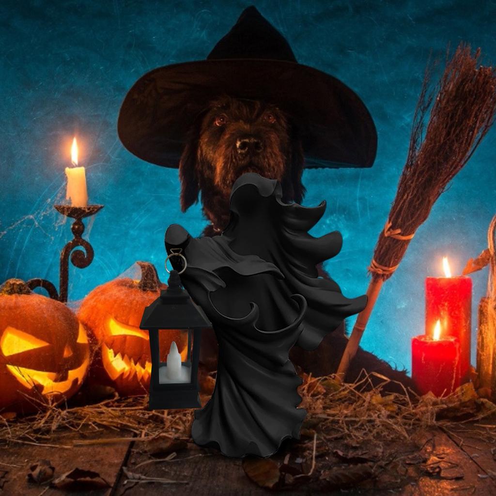 Безликая скульптура призрака Хэллоуин вурдалак украшение скульптуры из смолы