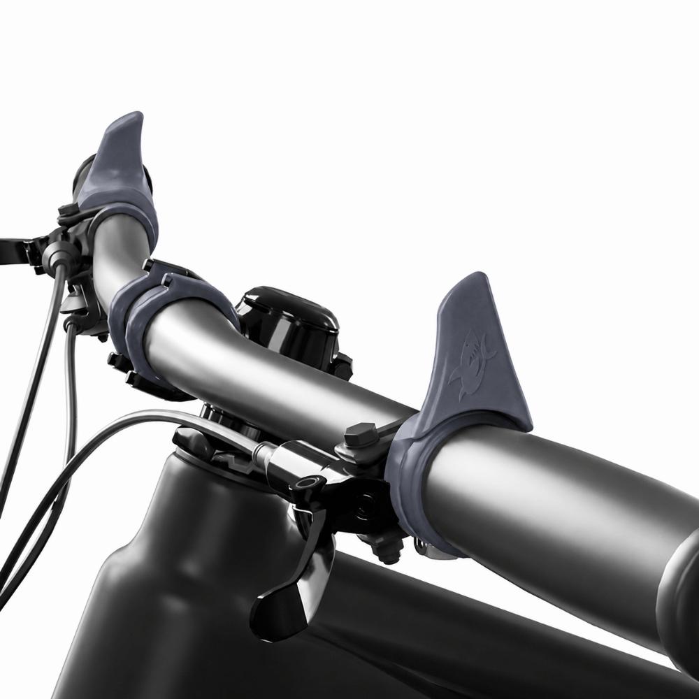 2PCS Ergonomic Thumb Rest Handlebar Fiber Bicycle Handlebar End Grips for Mountain Bike