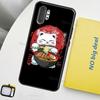 Neko Ramen Japan Cat Anime Case For Samsung Galaxy S10 Plus S8 S9 Note 10 Note 20 S22 S21 Ultra S20 FE Phone Cover