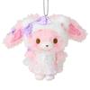 Sanrio Mascot Holder Cat with Bonbon 414638 (White Ballerina) Ribbon,