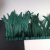 10Meters Rooster Tail Feathers Trim 25-30Cm Coque Feathers Trimming For Handiwork Crafts Carnival Dress Skirt Costumes Plumes
