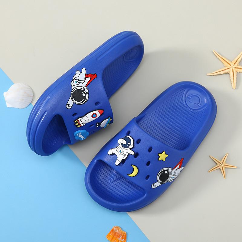 Мягкие и удобные детские летние тапочки для мальчиков и девочек, идеально подходящие для дома и улицы