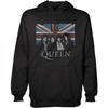 Queen Unisex Adult Union Jack Vintage Hoodie