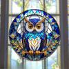 Плоская акриловая сова 2D, Декорация, Не требует батареек/электричества, Уникальное украшение для помещений/улицы, Многоцелевое, Традиционное