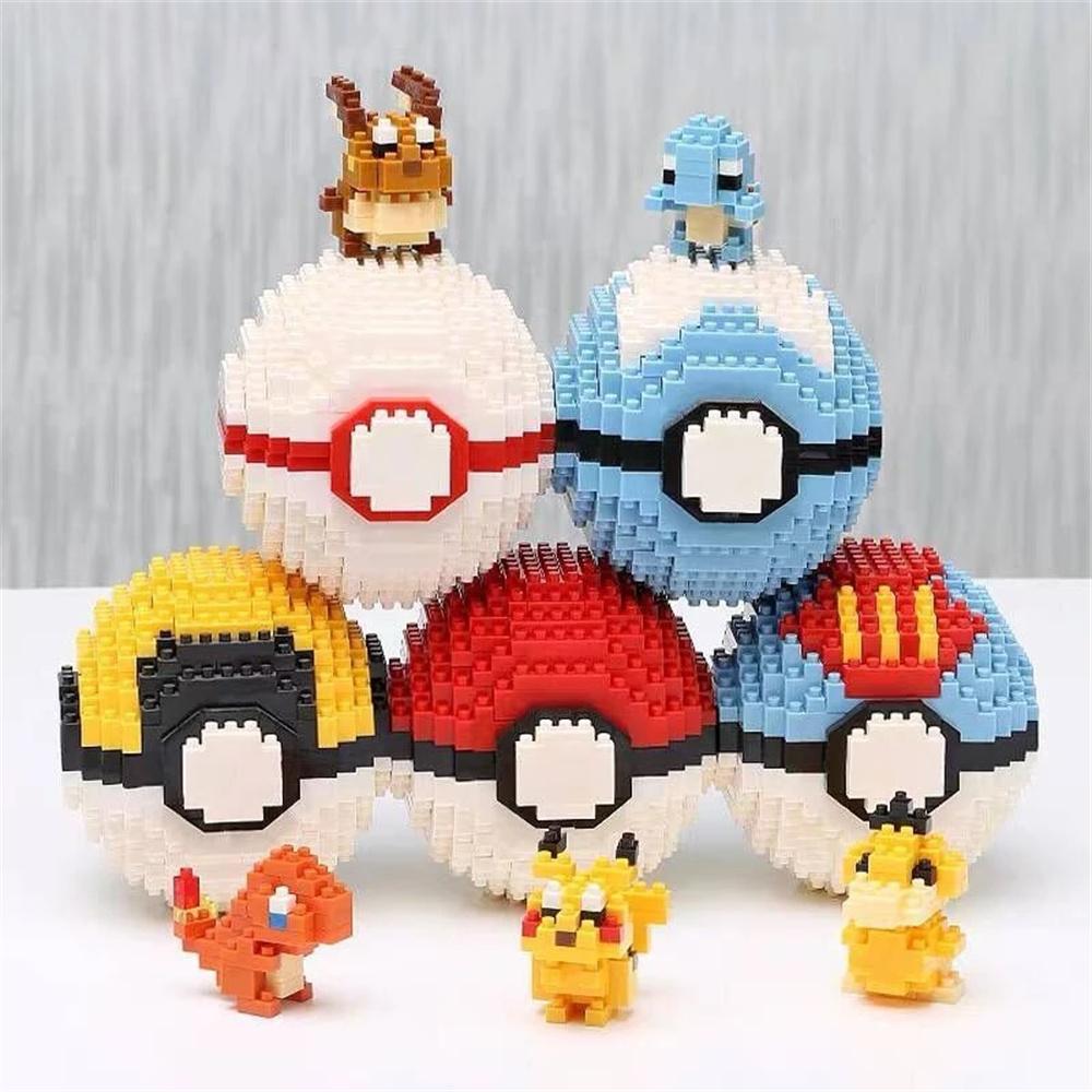 No Box Anime Model Micro Building Blocks Bricks Diy Mini Small Kit Bricks Classic Movie Model Toys