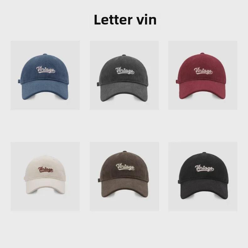 Популярная вельветовая кепка «утконос»: Универсальная и теплая бейсболка на осень/зиму