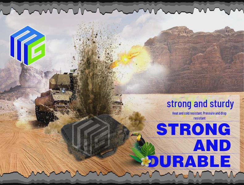 Guangzhou Plastic Portable Tool Box for Impact Drill and Hot Melt Gun