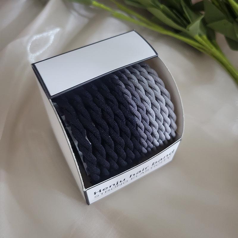 Высокоэластичные женские толстые бесшовные резинки для волос - прочный корейский стиль