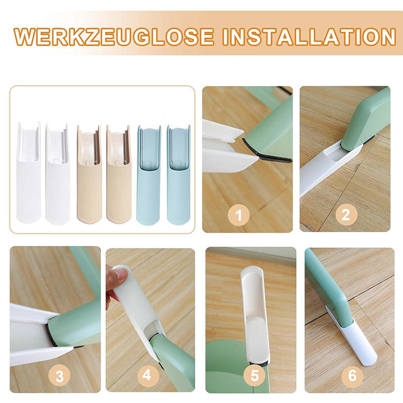 Insert Dining Chair Accessories Safety Extension Piece Anti Tipping Strip Baby Chair Anti-Skid Leg Pad Feet 2PCS/set