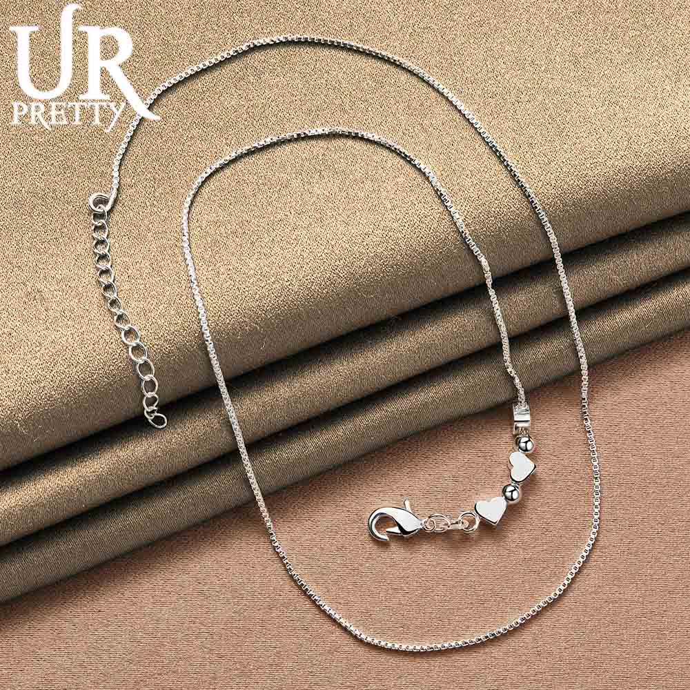 Ожерелье-змейка из стерлингового серебра 925 пробы в форме сердца, модные свадебные украшения