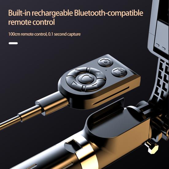 Палка для селфи, Bluetooth-совместимый пульт дистанционного управления, 10 м, контроль заполнения, вращение на 360 градусов, 1,1 светильник, выдвижной, 50 мАч метров, телефон для селфи