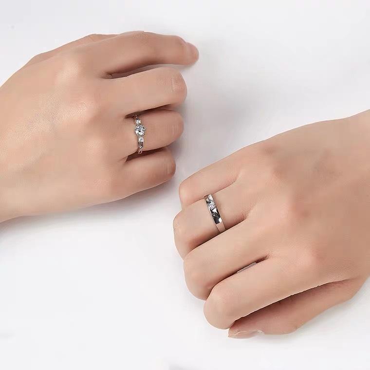 Парные кольца Fly Together, модные и простые, мужские и женские открытые кольца на заказ