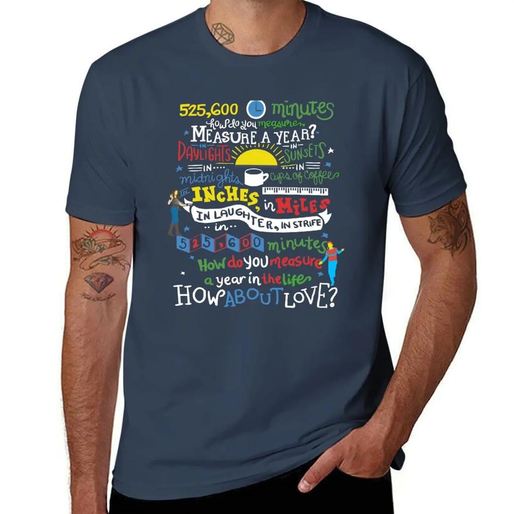 Rent Musical. Seasons of Love T-Shirt cute tops tops custom shirt cotton graphic tees men t shirts