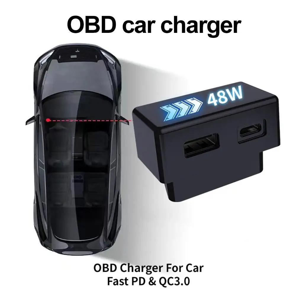 Для Tesla Model 3/Y/X/S Адаптер OBD Разветвитель для зарядки для инструмента автомобильной диагностики Аксессуары
