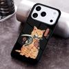 Чехол в японском стиле с тигром, кошкой и сиба-ину для iPhone 17 16 15 Pro Max Air 14 13 12 11 Plus, противоударный чехол
